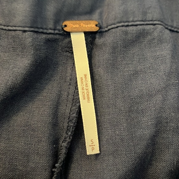 Free the people blew side pocket, wide, leg pants - Picture 7 of 7